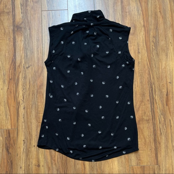 Nordstrom Halogen Wool Modal Tiefront Pattern Sleeveless Blouse Size XS - Picture 11 of 15
